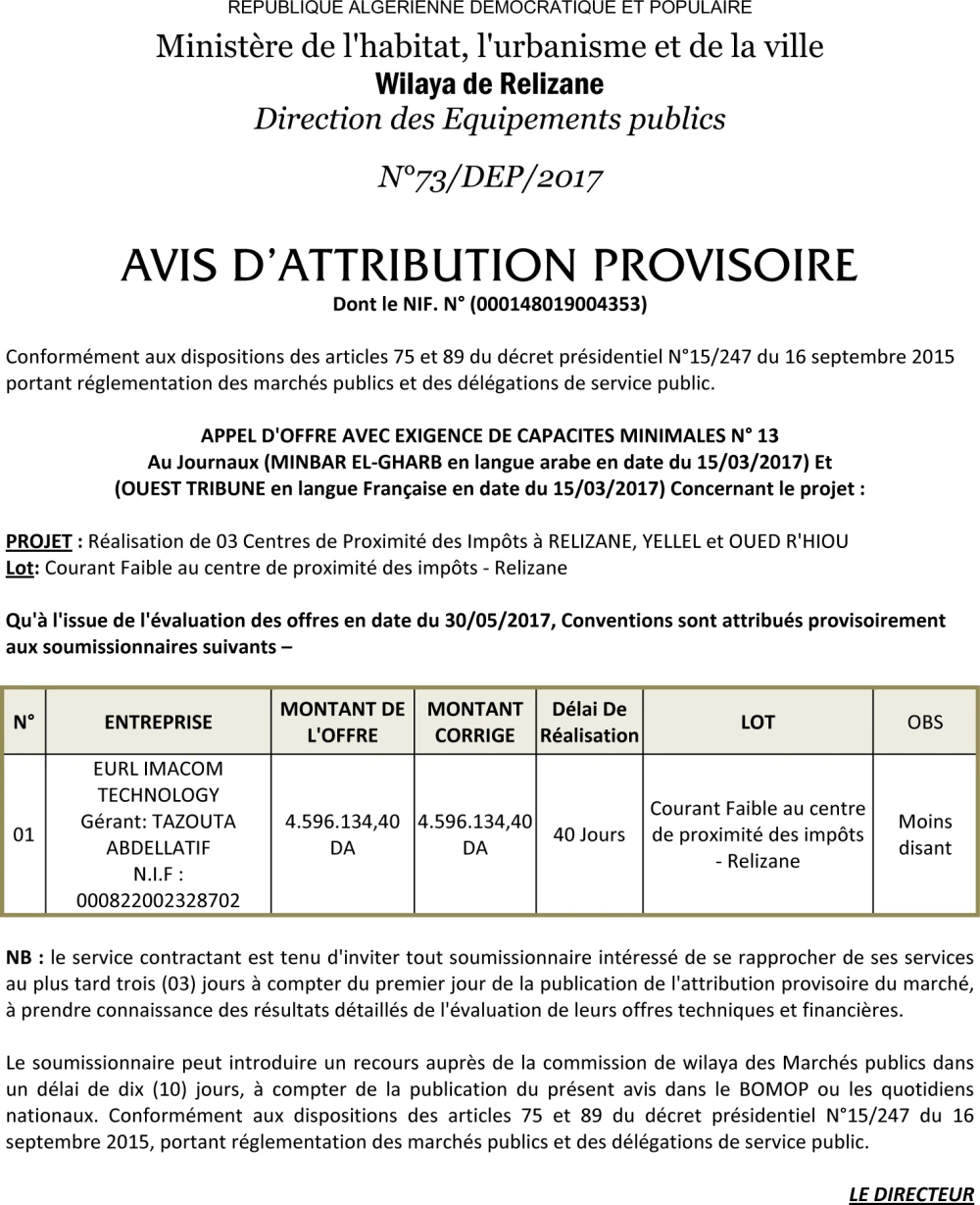 ouest TRIBUNE