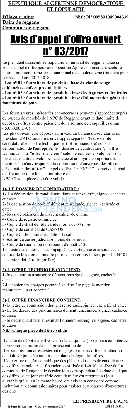 TRIBUNE DES LECTEURS