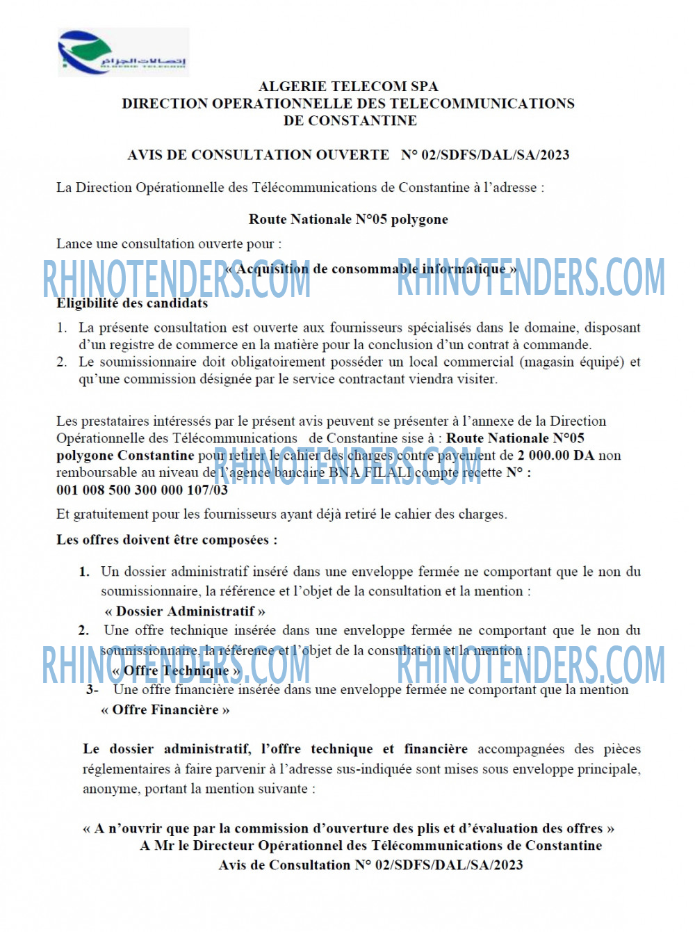 Rhinotenders