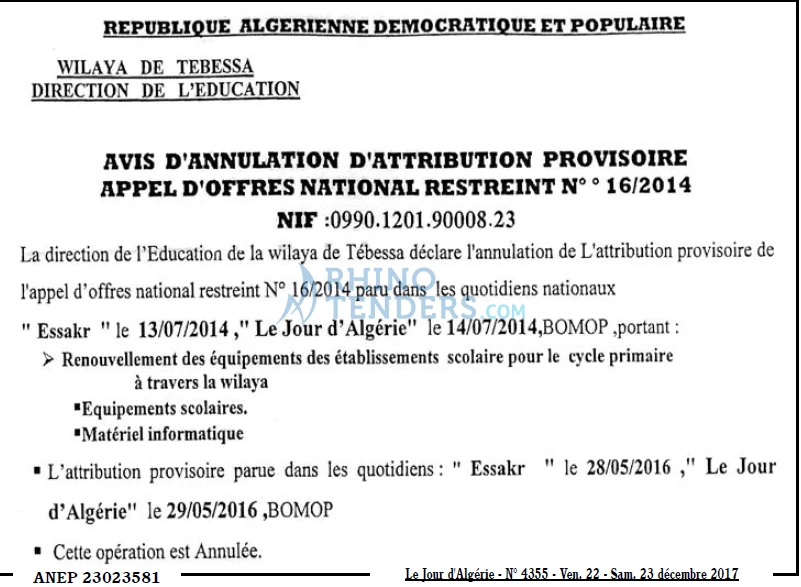 Le Jour d'Algérie