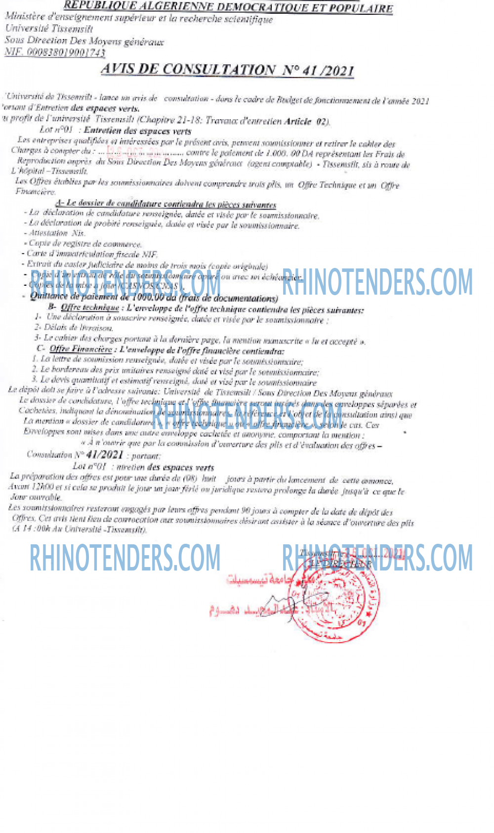 Rhinotenders