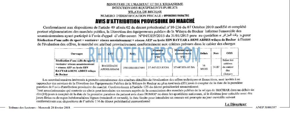 TRIBUNE DES LECTEURS