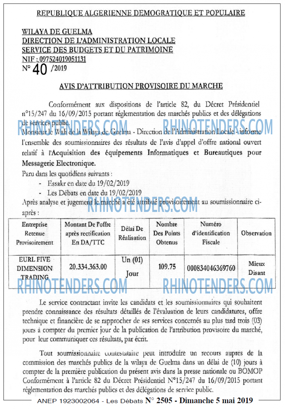 Les Debats