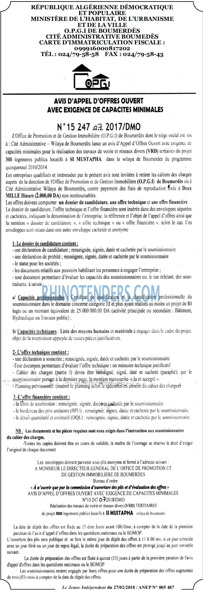 Le jeune indépendant