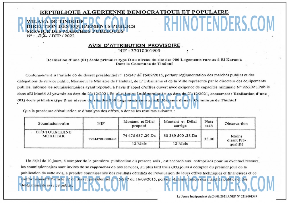 Jeune Independant