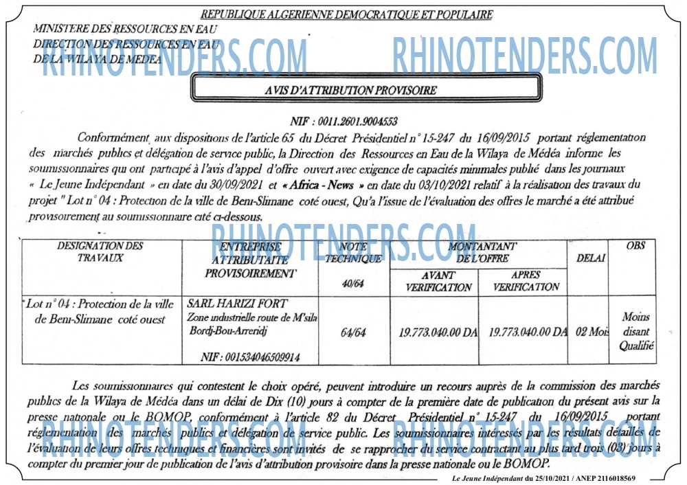 Jeune Independant