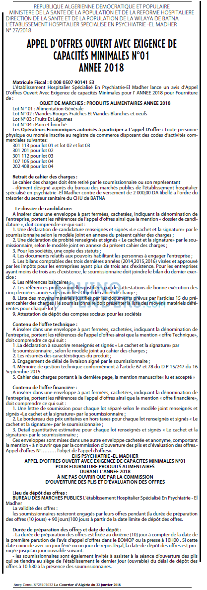 Le Courrier d'Algerie