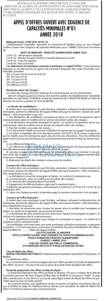 Le Courrier d'Algerie