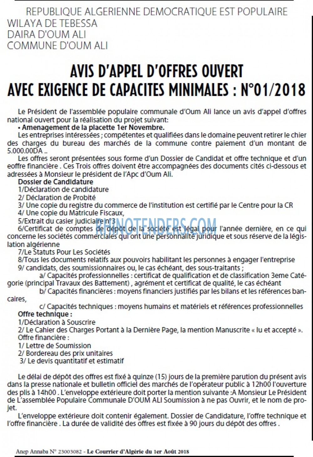 Le Courrier d'Algerie