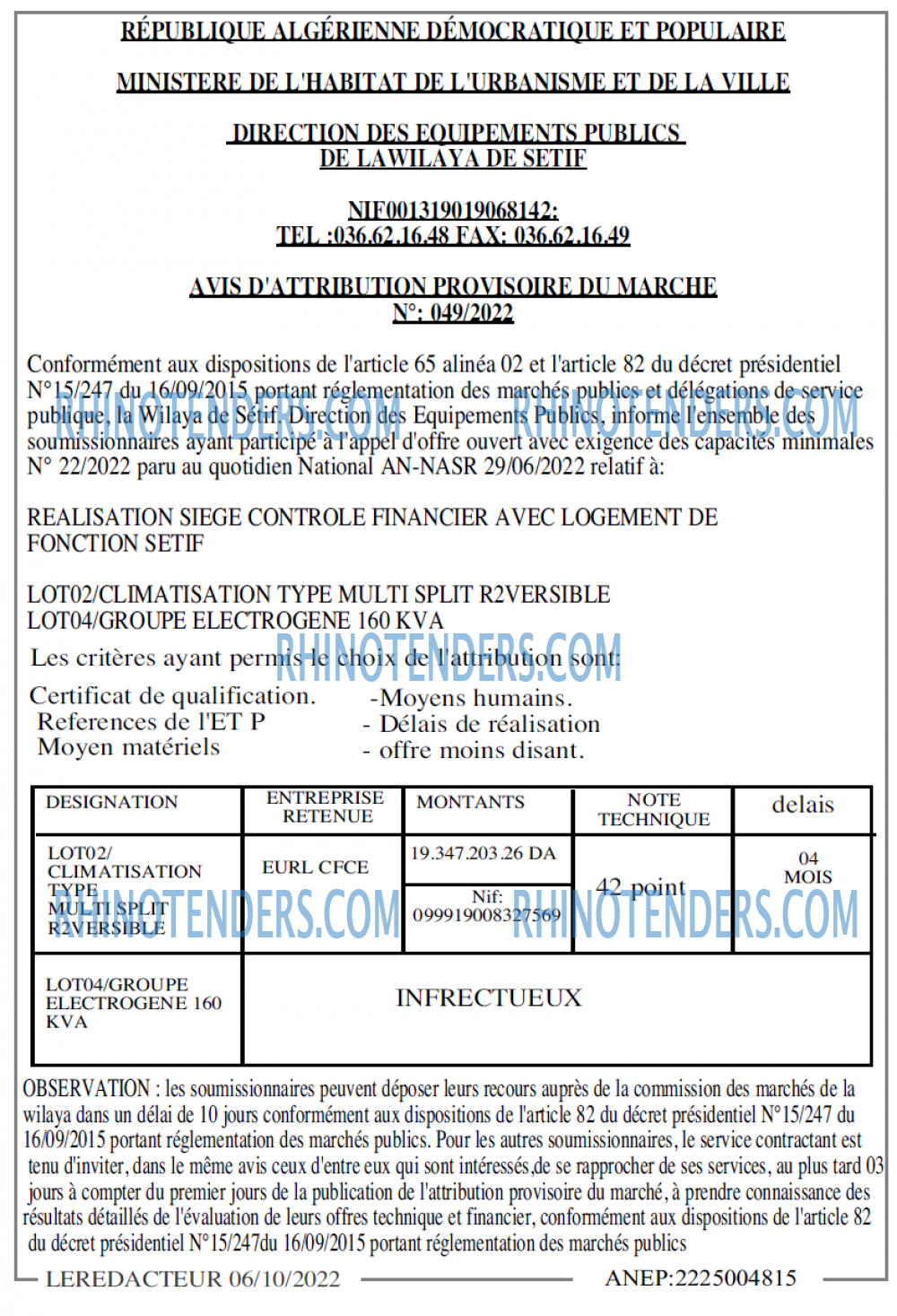 LE REDACTEUR
