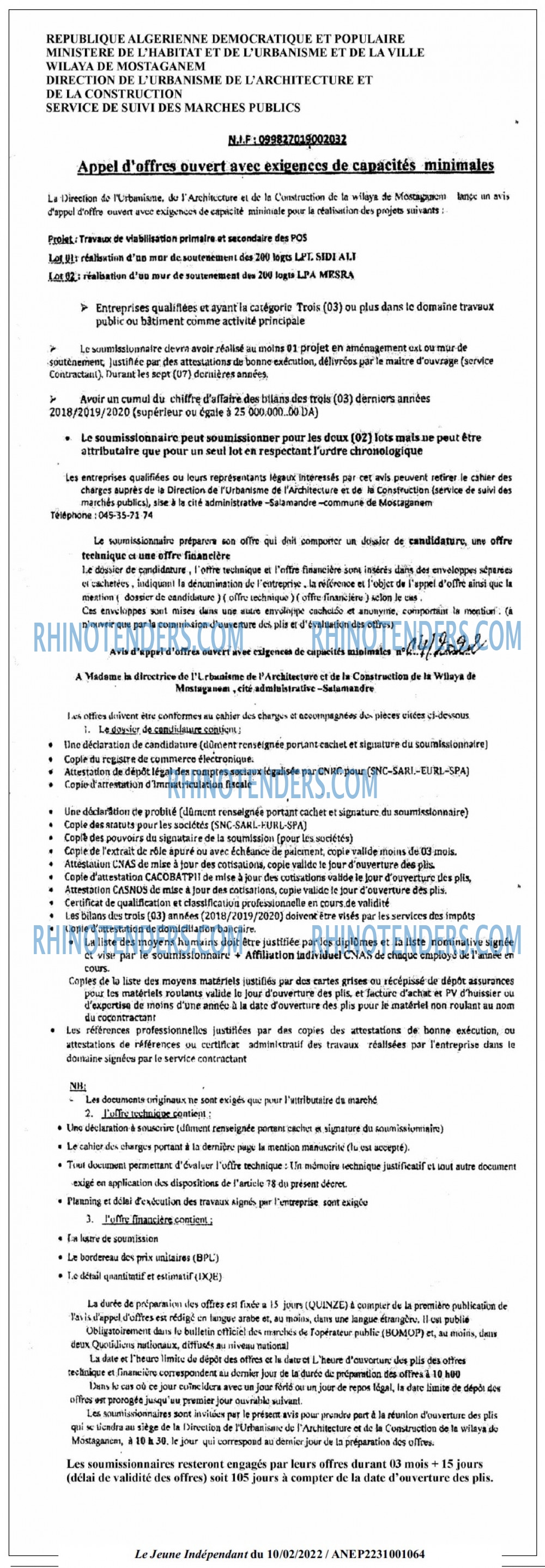 Jeune Independant