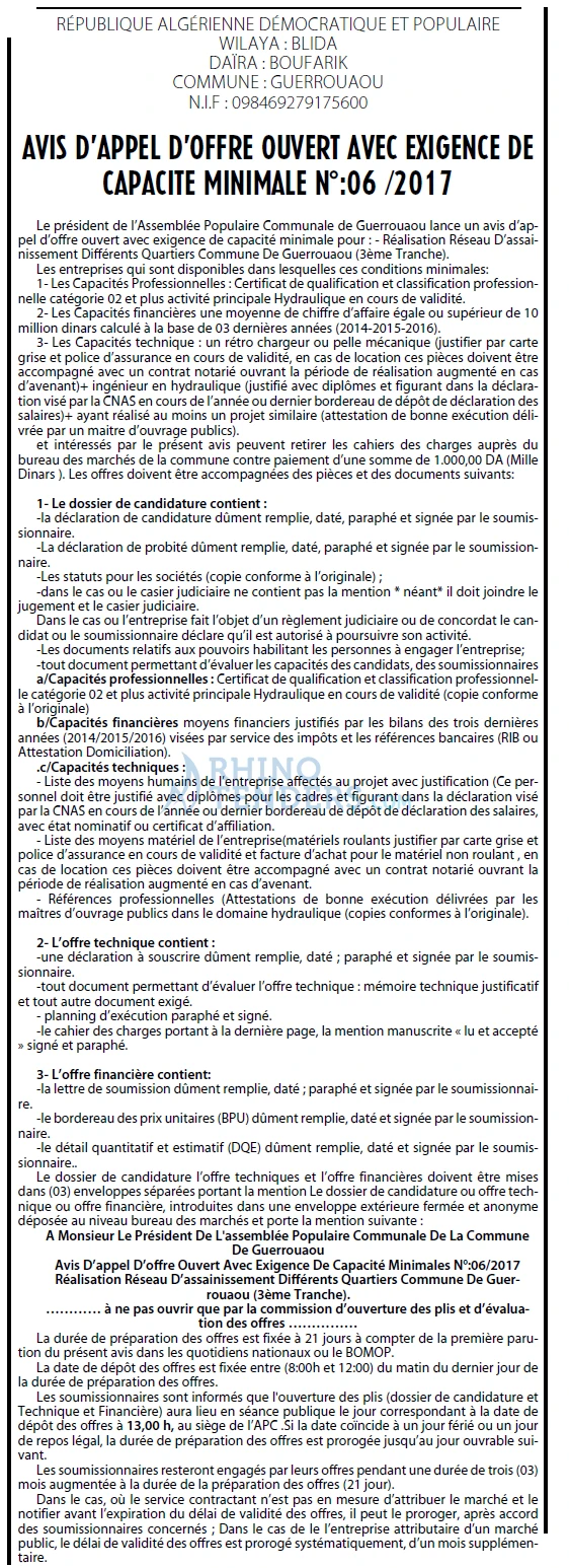 Le Courrier d'Algerie