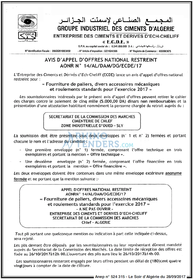 LE SOIR D'ALGERIE
