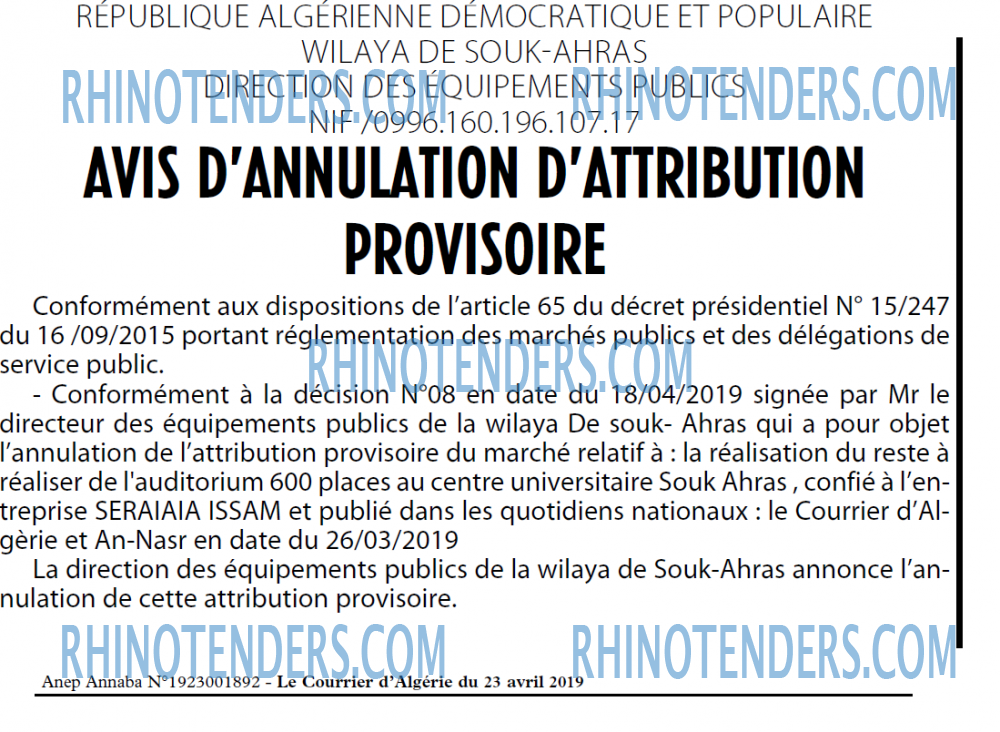 Le Courrier d'Algerie