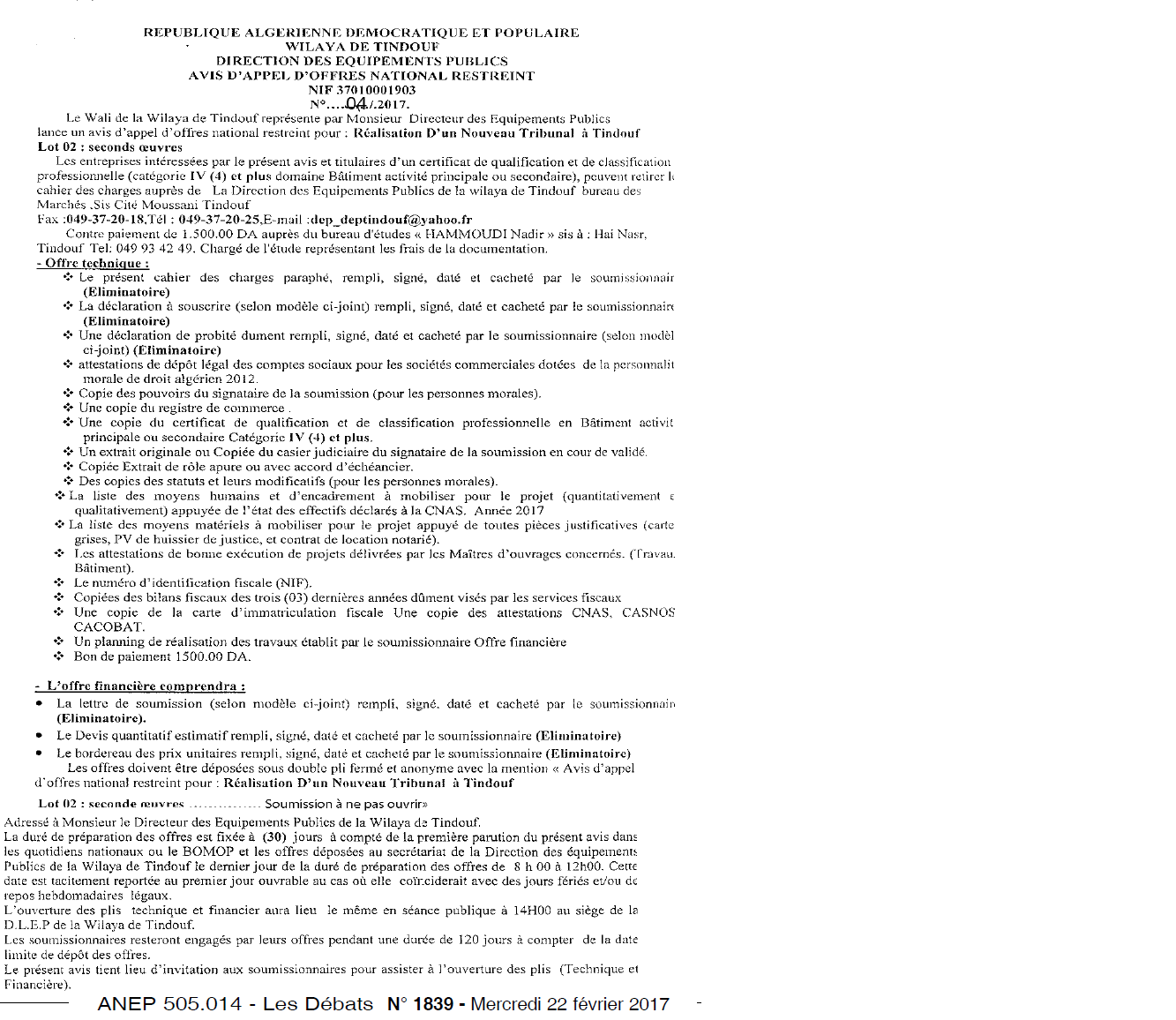 Les Debats