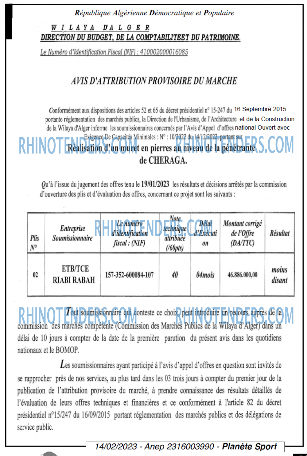 PLANETE SPORT