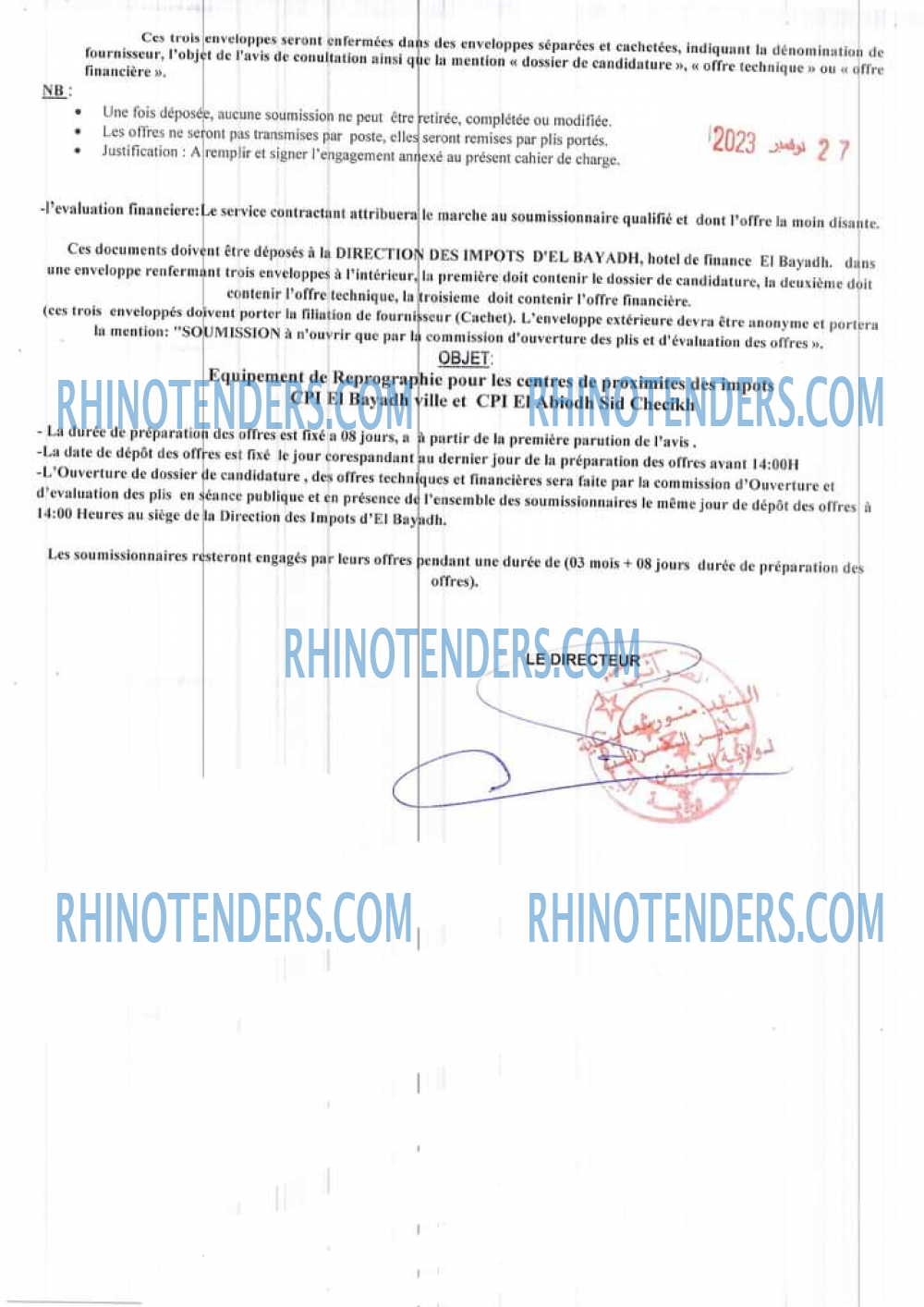 Rhinotenders