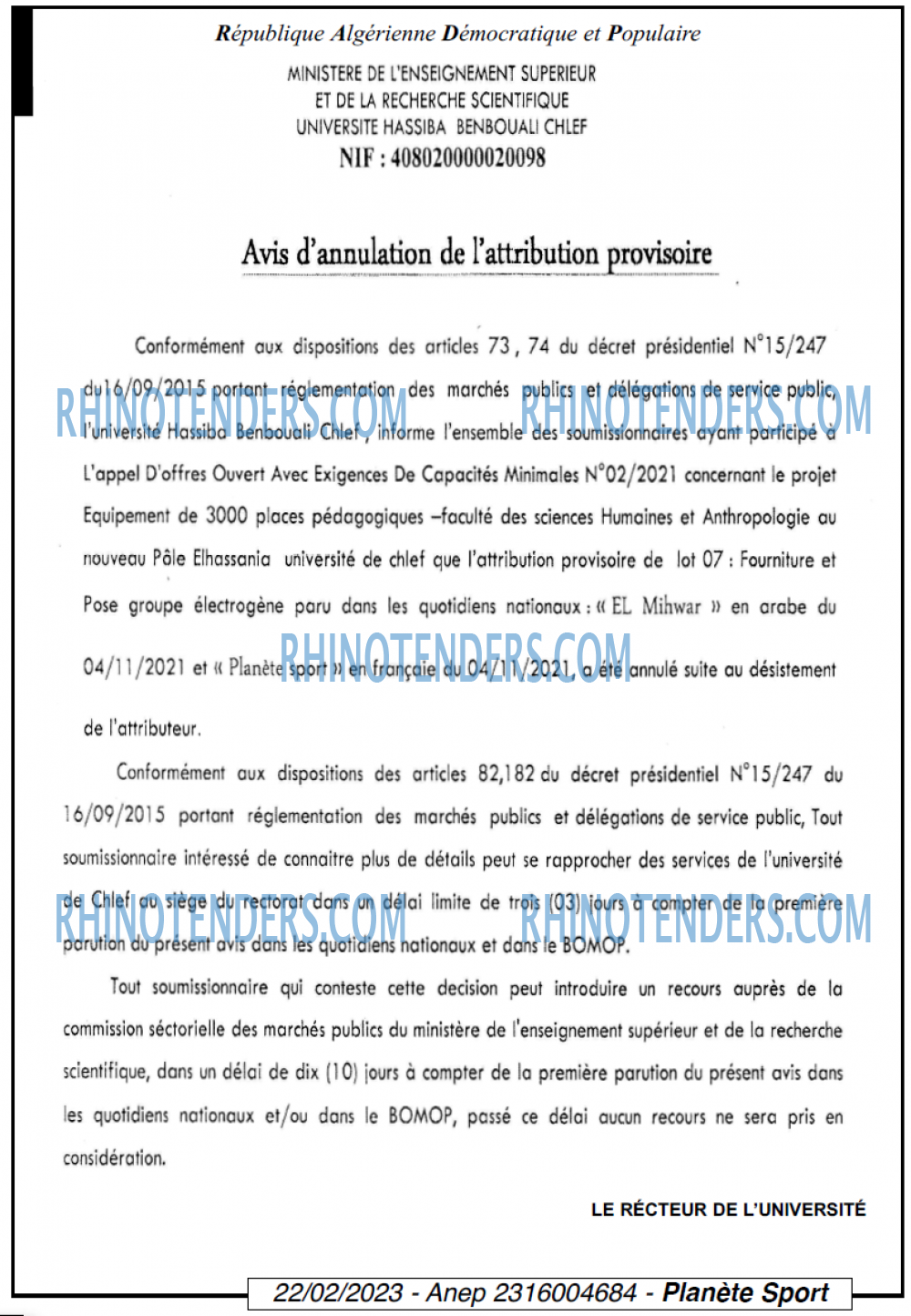 PLANETE SPORT