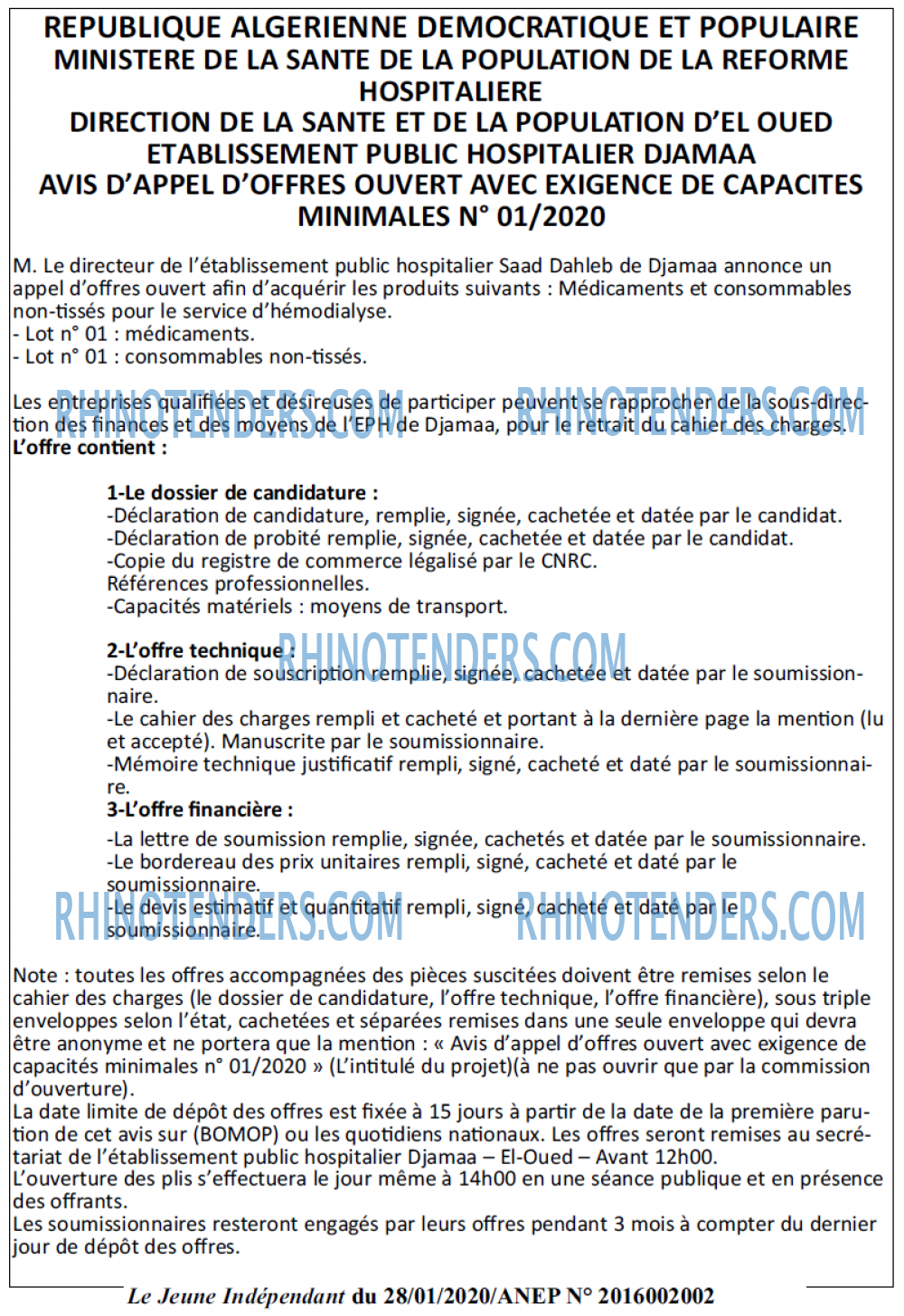 Jeune Independant