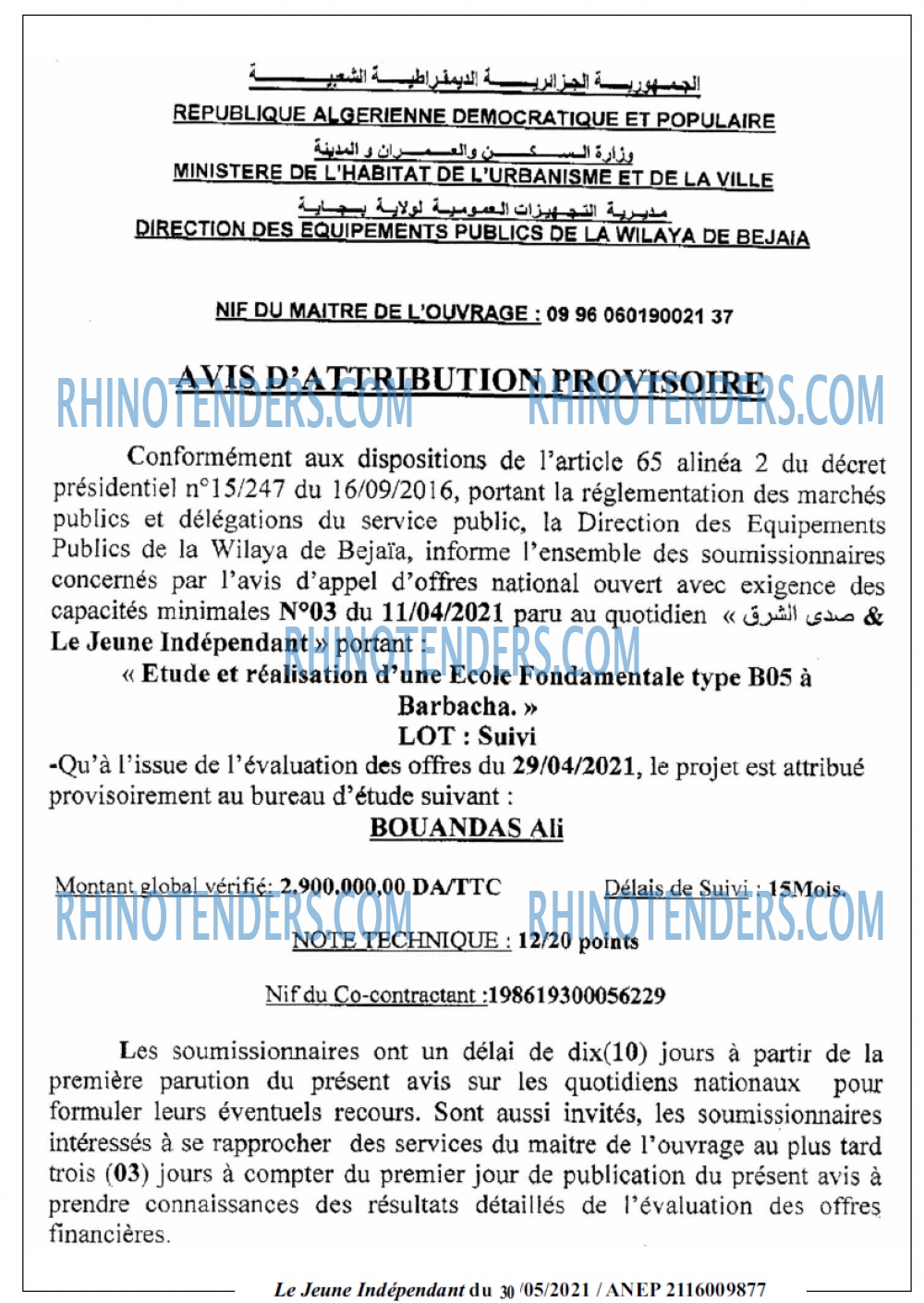 Jeune Independant
