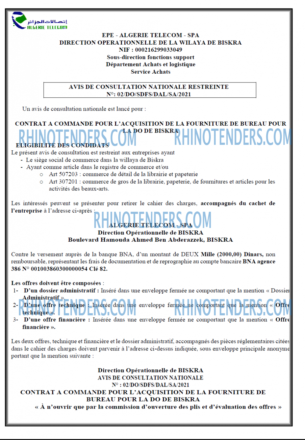 Algérie Télécom