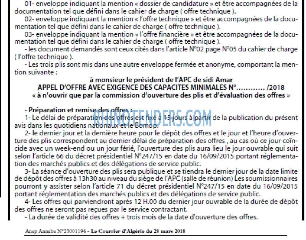 Le Courrier d'Algerie