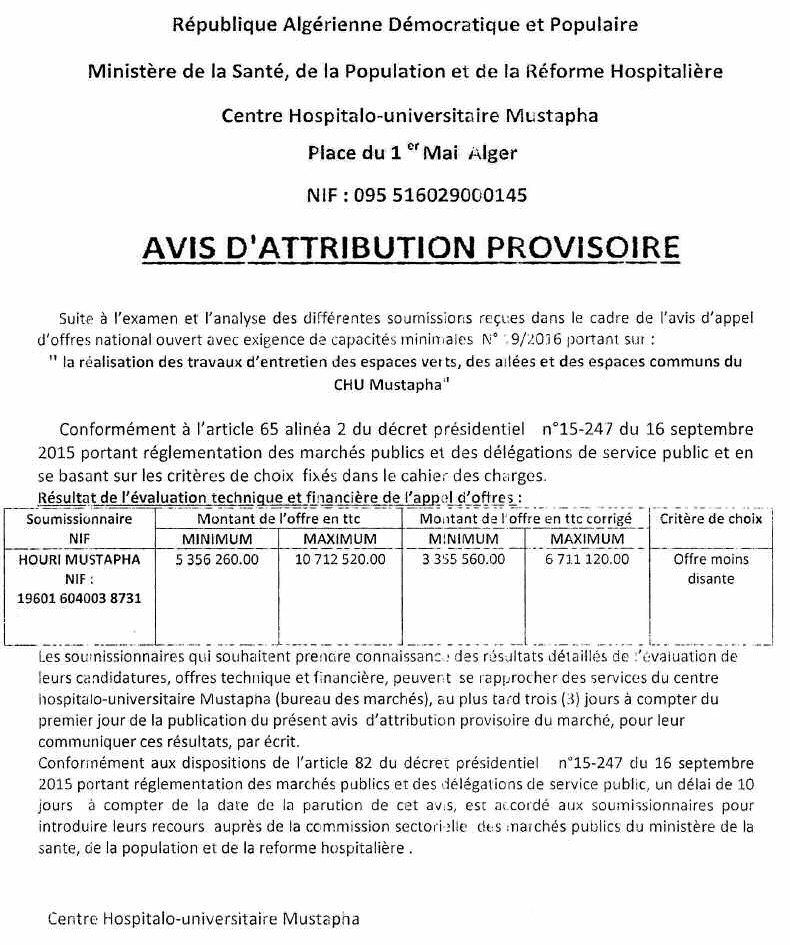 LE SOIR D'ALGERIE