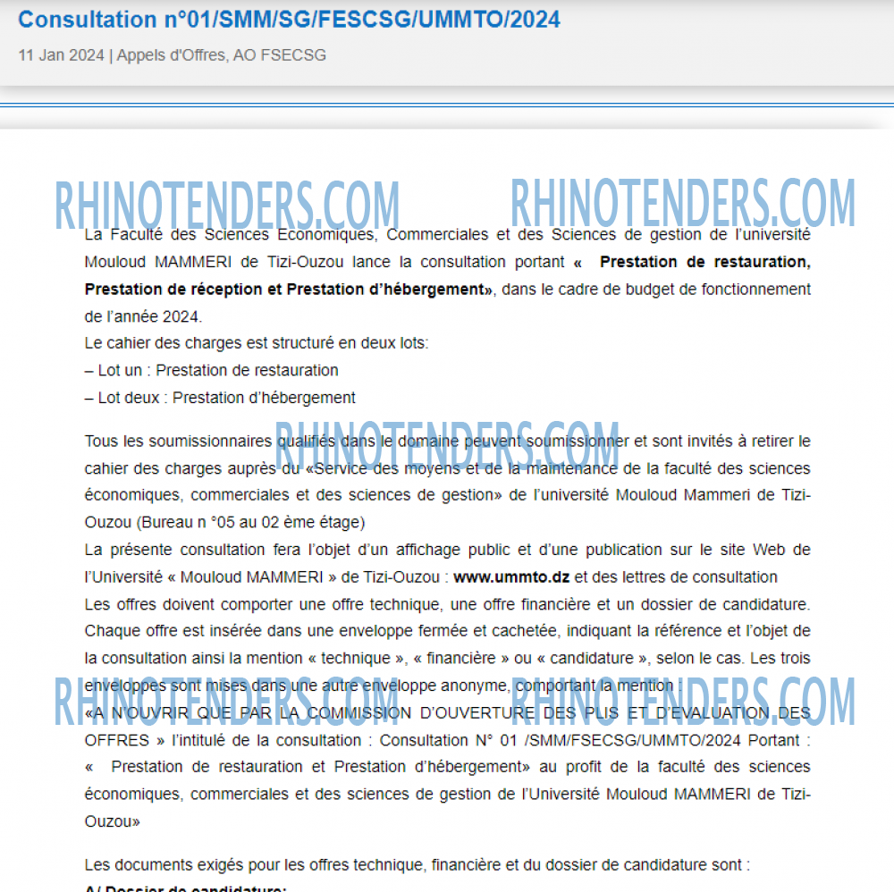 Rhinotenders