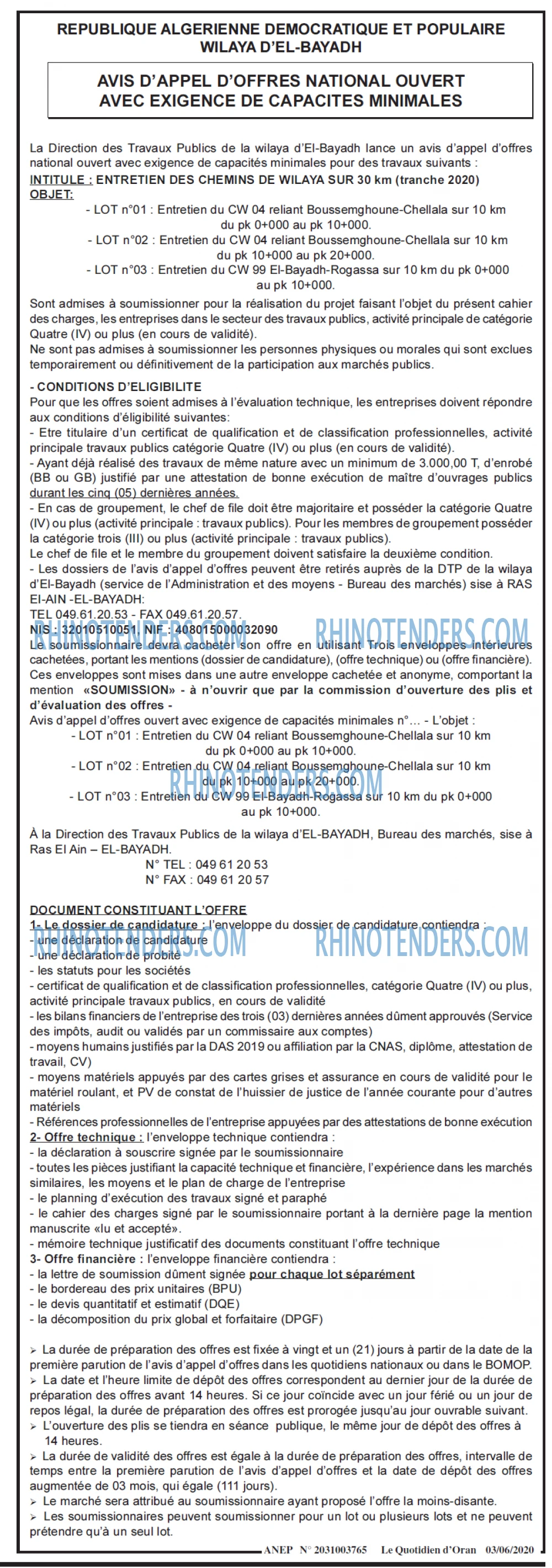 Le Quotidien d'Oran