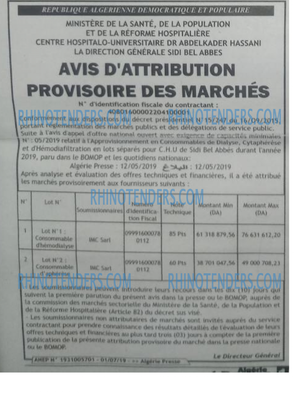 ALGERIE PRESSE