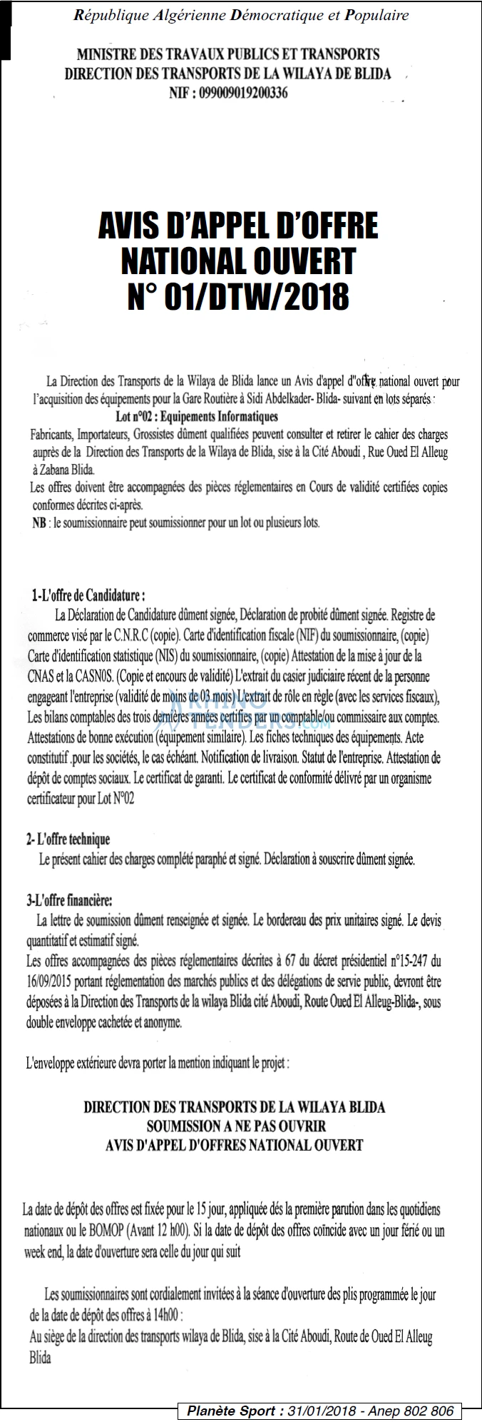 PLANETE SPORT