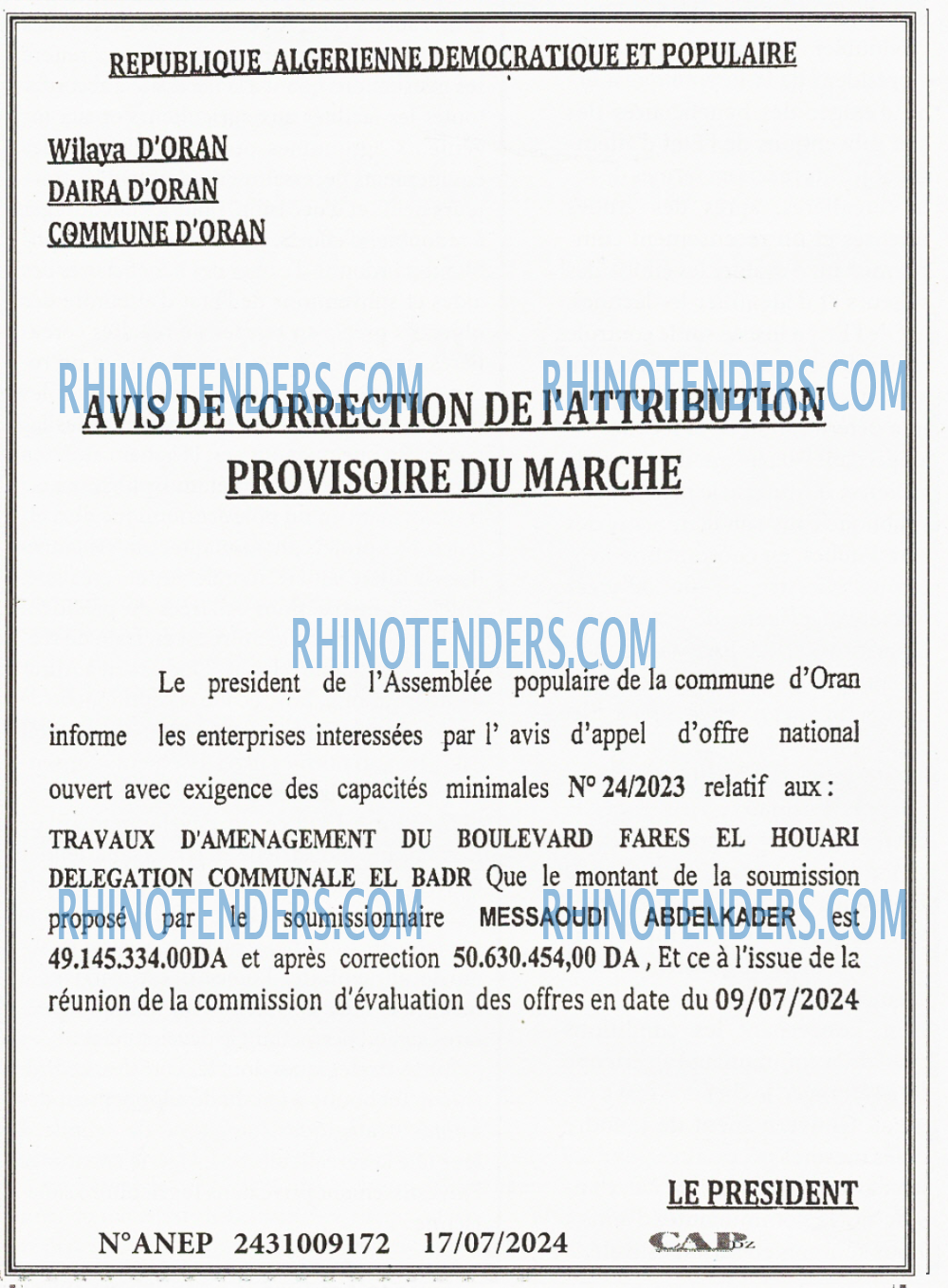 CAP OUEST
