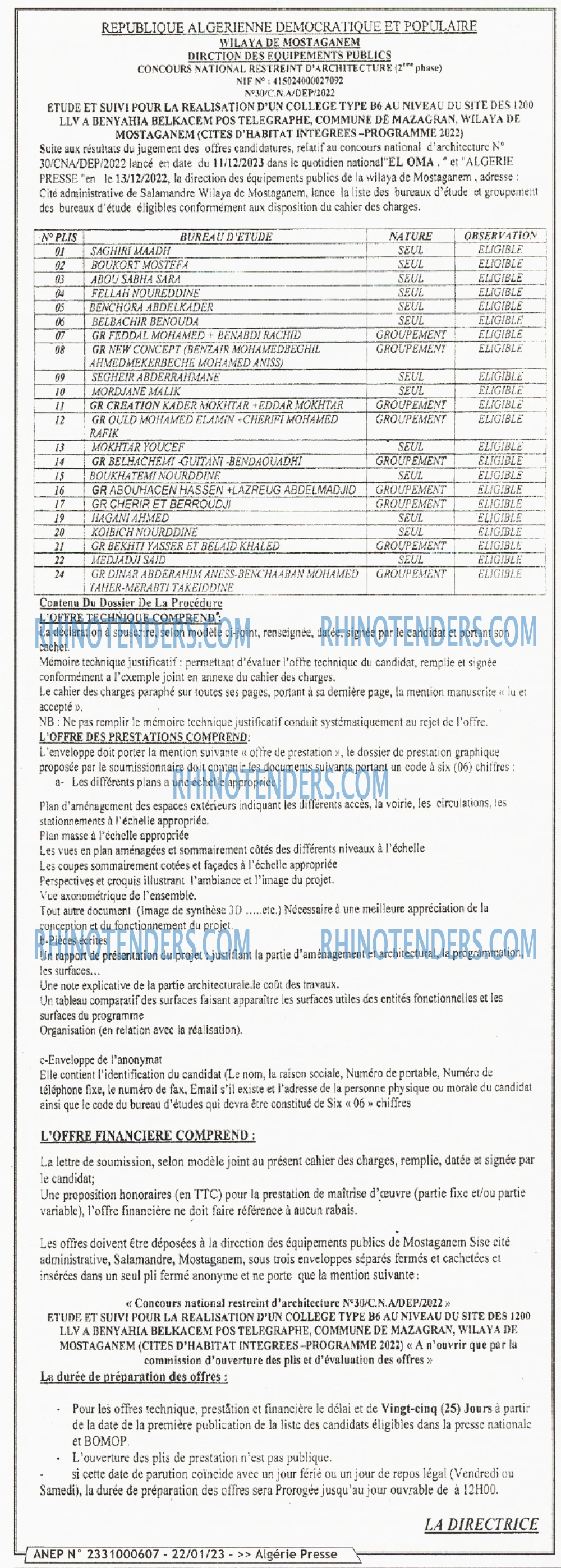 ALGERIE PRESSE