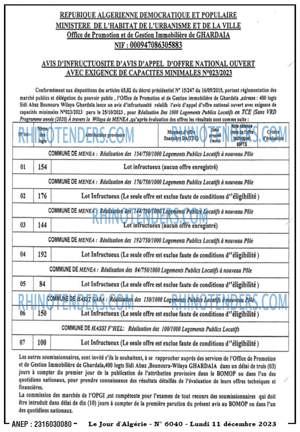 Le Jour d'Algérie
