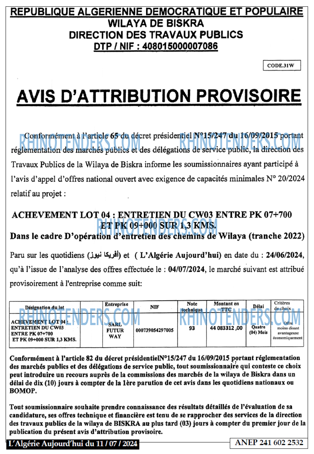 Aujourd'hui
