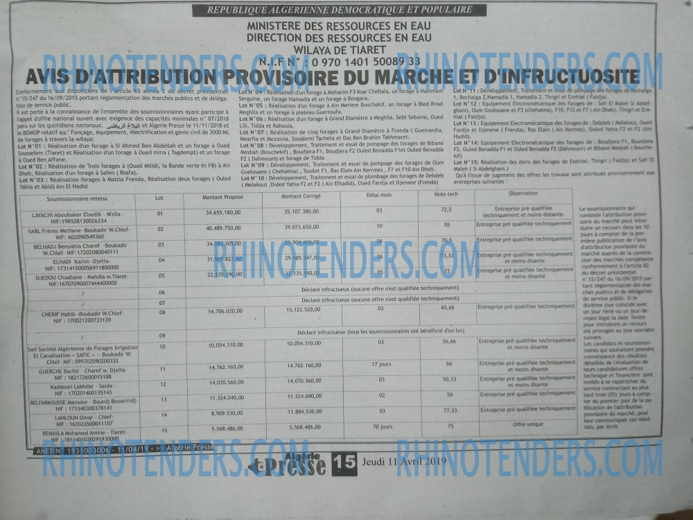 ALGERIE PRESSE