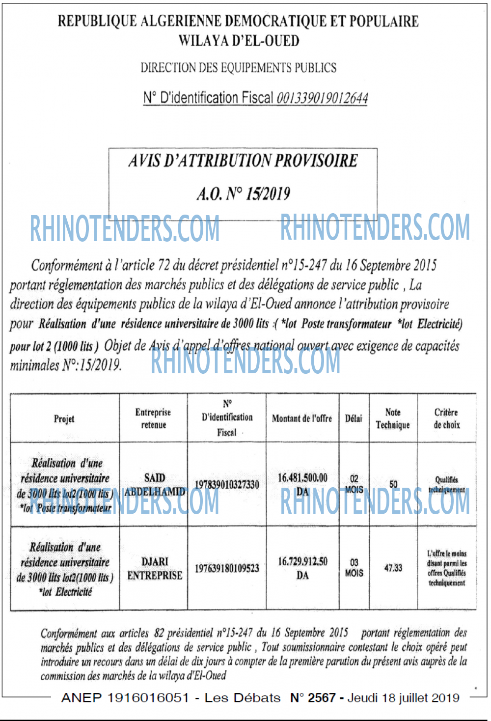 Les Debats