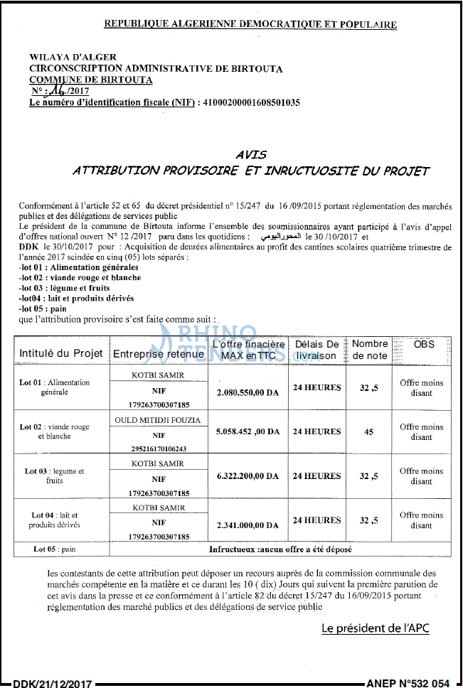 LA DEPECHE DE KABYLIE