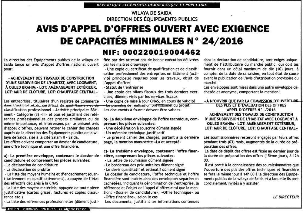 ALGERIE PRESSE
