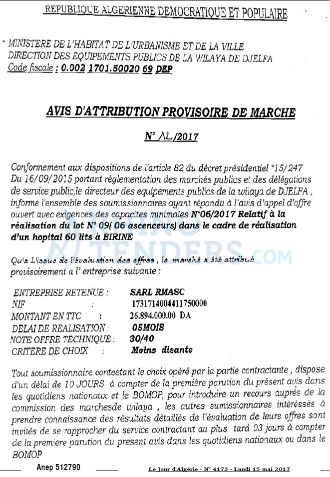 Le Jour d'Algérie