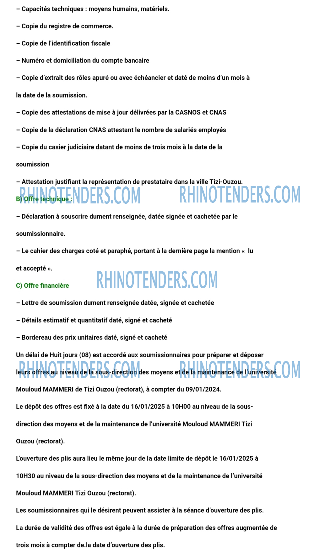 Rhinotenders