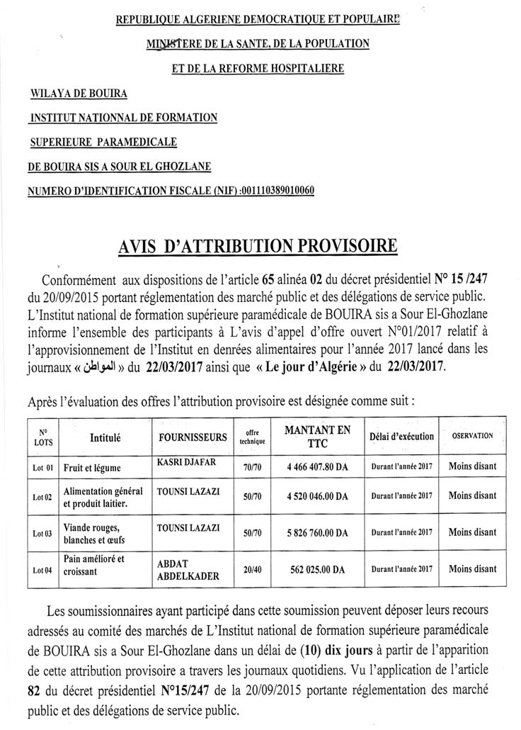 Le Jour d'Algérie