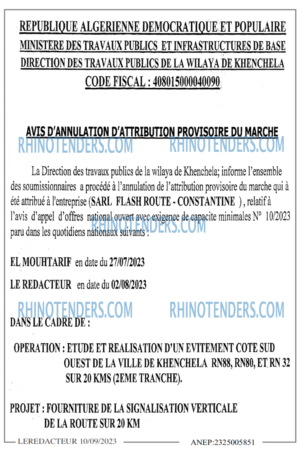LE REDACTEUR
