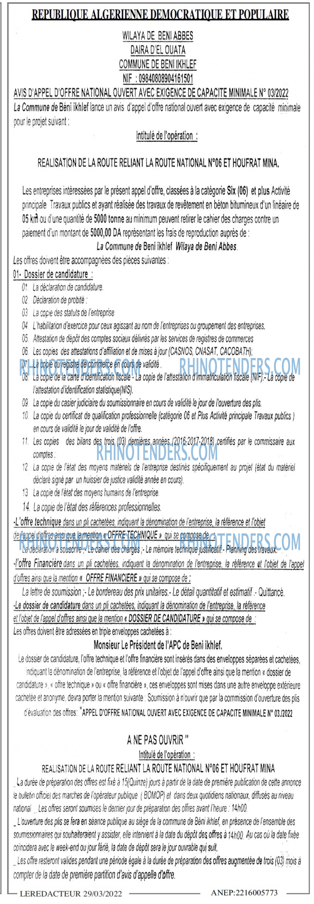LE REDACTEUR
