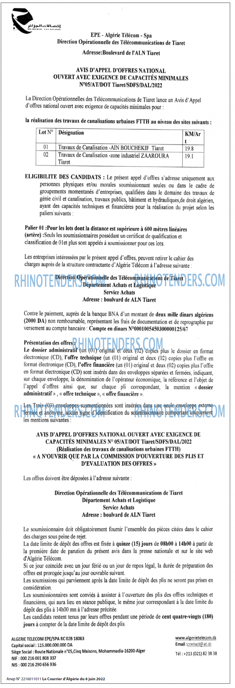 Le Courrier d'Algerie