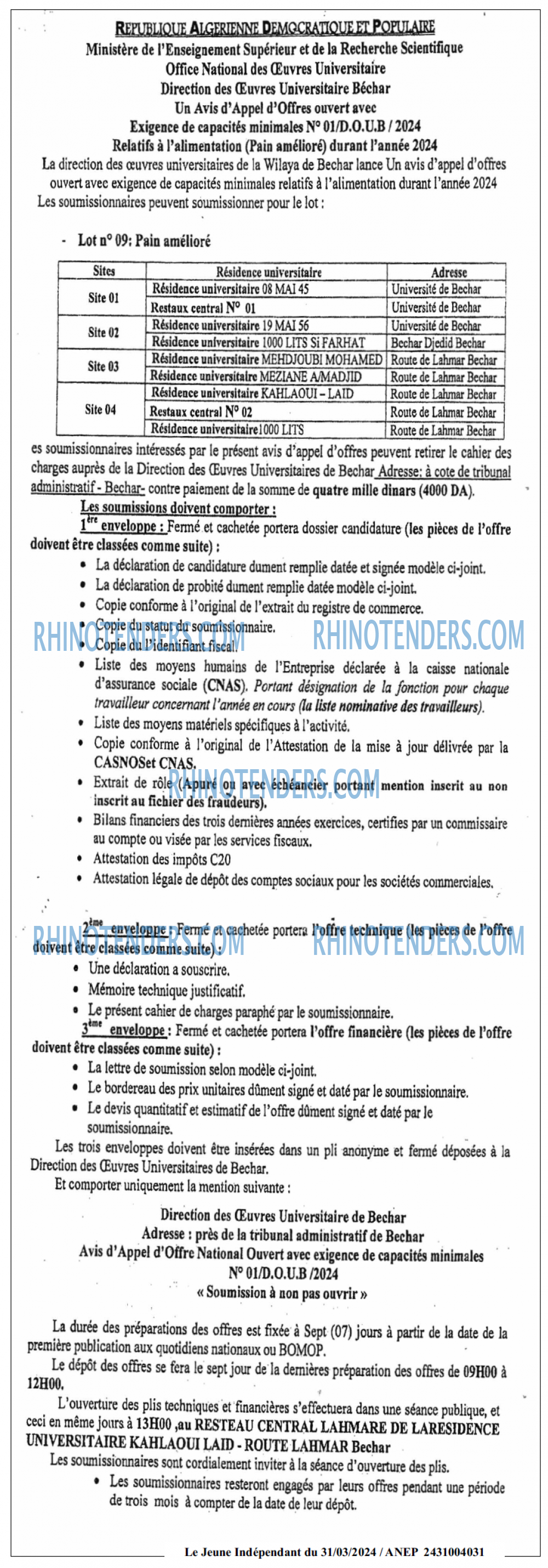 Le jeune indépendant
