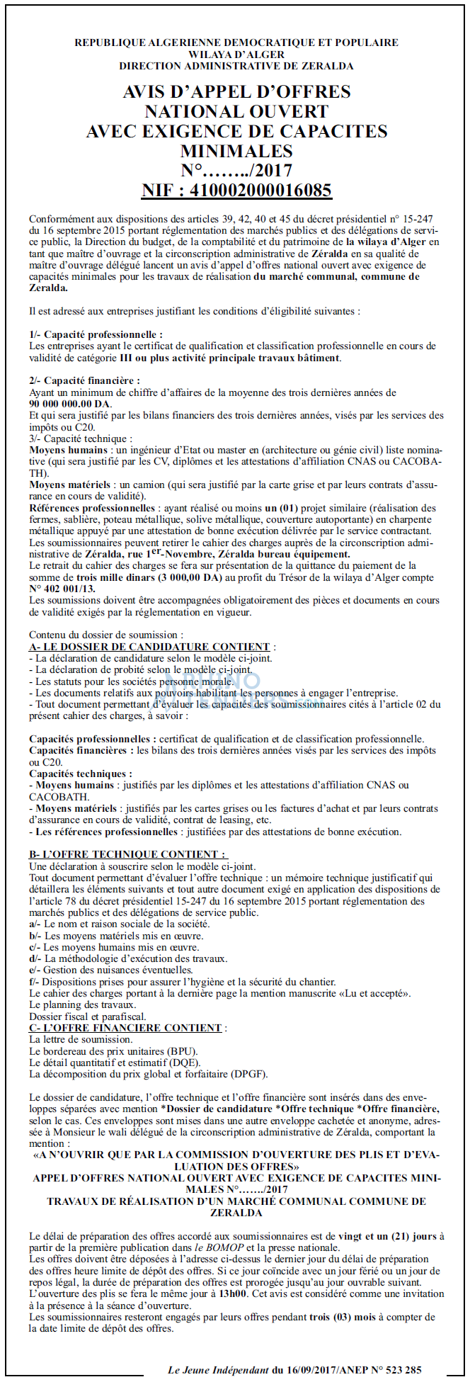 Jeune Independant