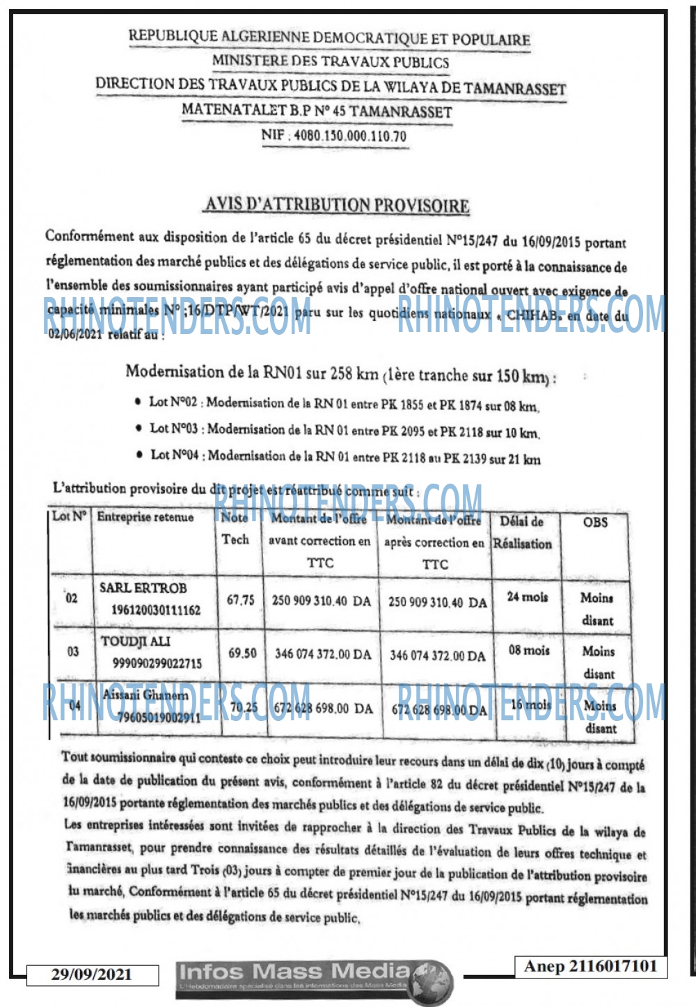 Infos Mass Media