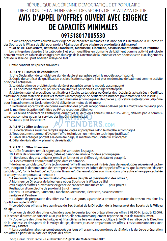 Le Courrier d'Algerie