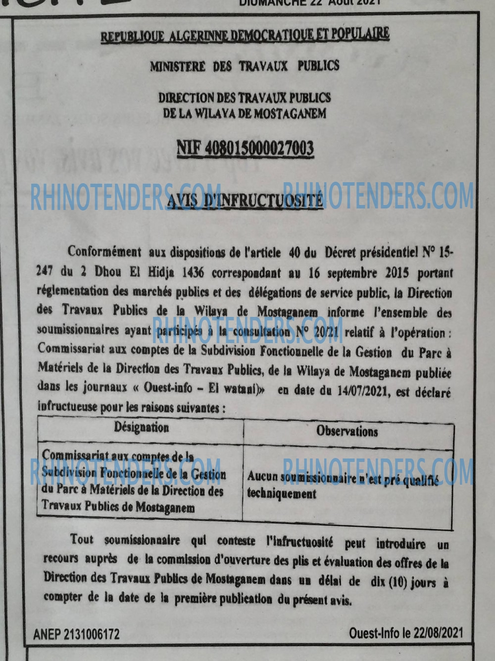 OUEST INFO